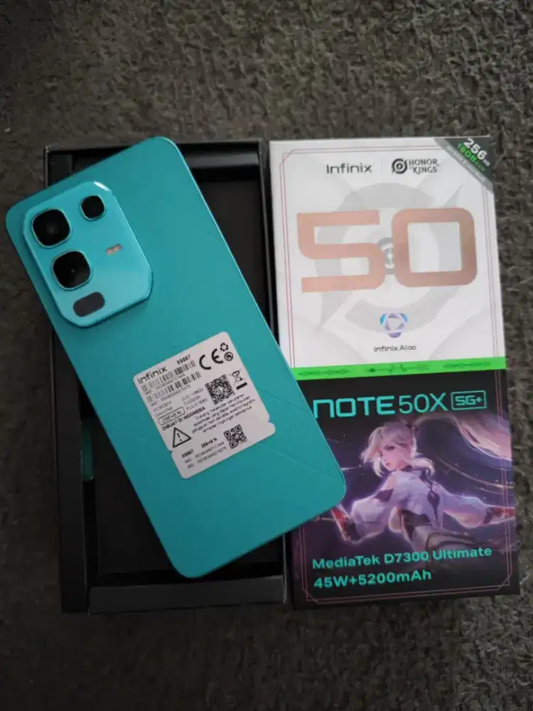 Infinix Note 50X 8/256 5G+ Mulus Fullset