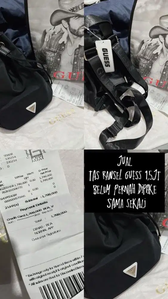 Tas ransel Guess ORI