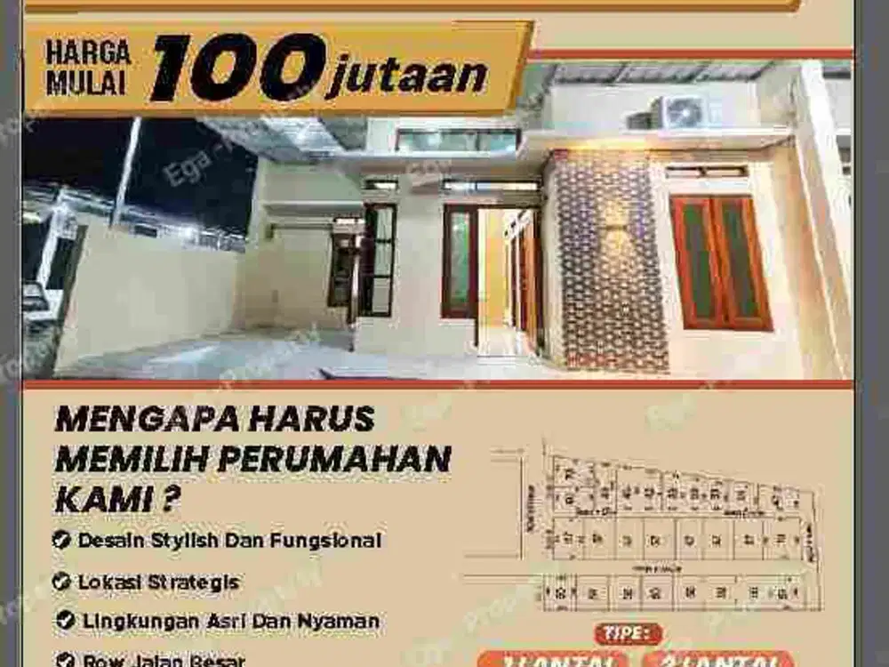 Harga ekonomis bebas request tata ruang nya