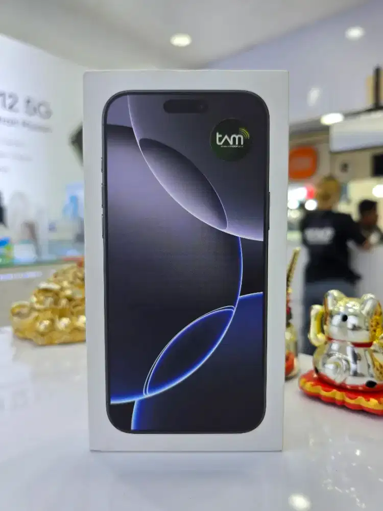 Iphone 16 Pro Max 256Gb Black Titanium NEW resmi Ibox -MasterCom