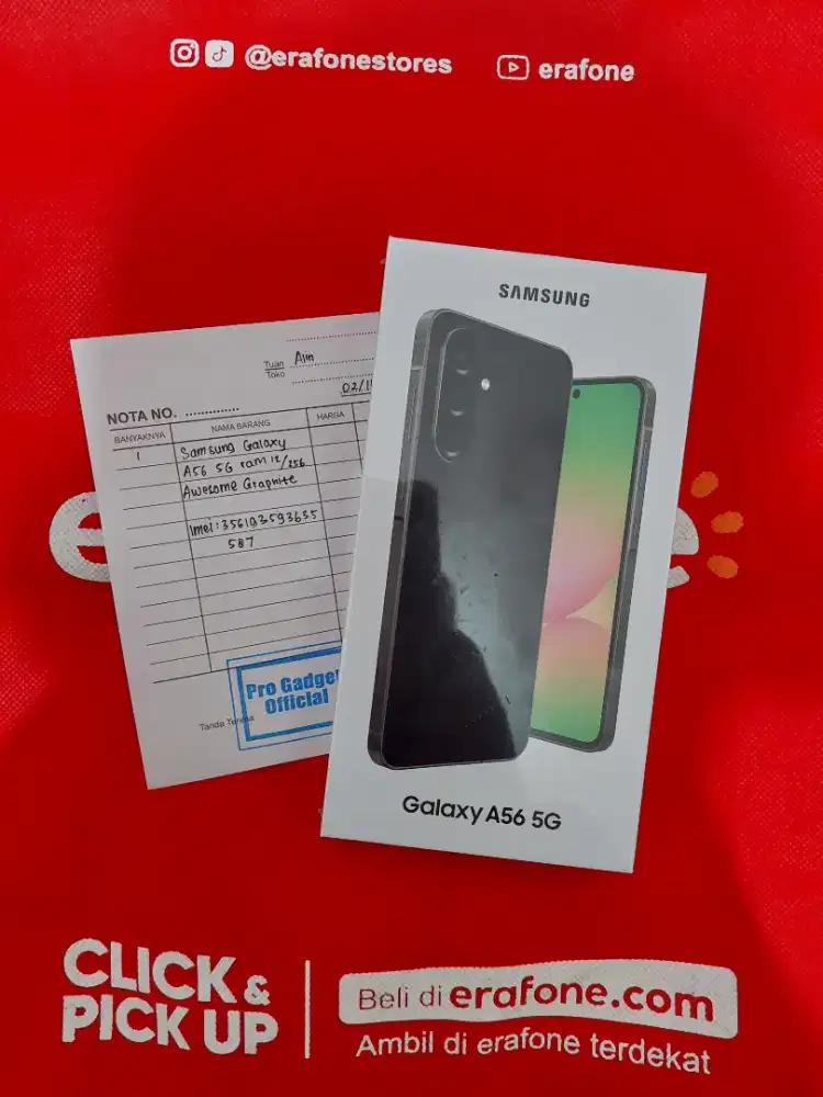 SAMSUNG A56 5G 12/256 NEW SEGEL RESMI