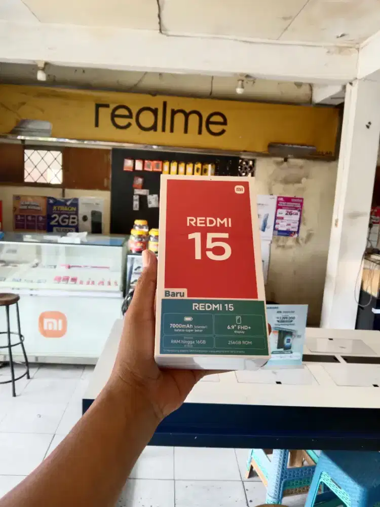 Berminat silahkan WA Xiaomi Redmi 15 NFC 8+8/256 Garansi resmi 15bln