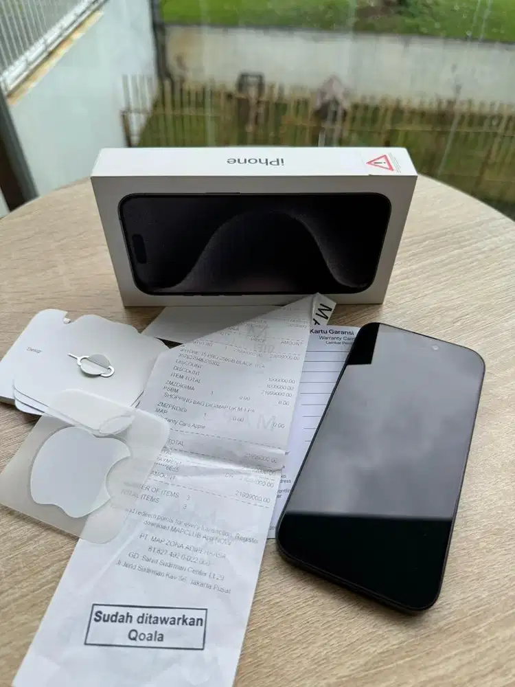 Iphone 15 pro 256 GB Black beli di Digimap