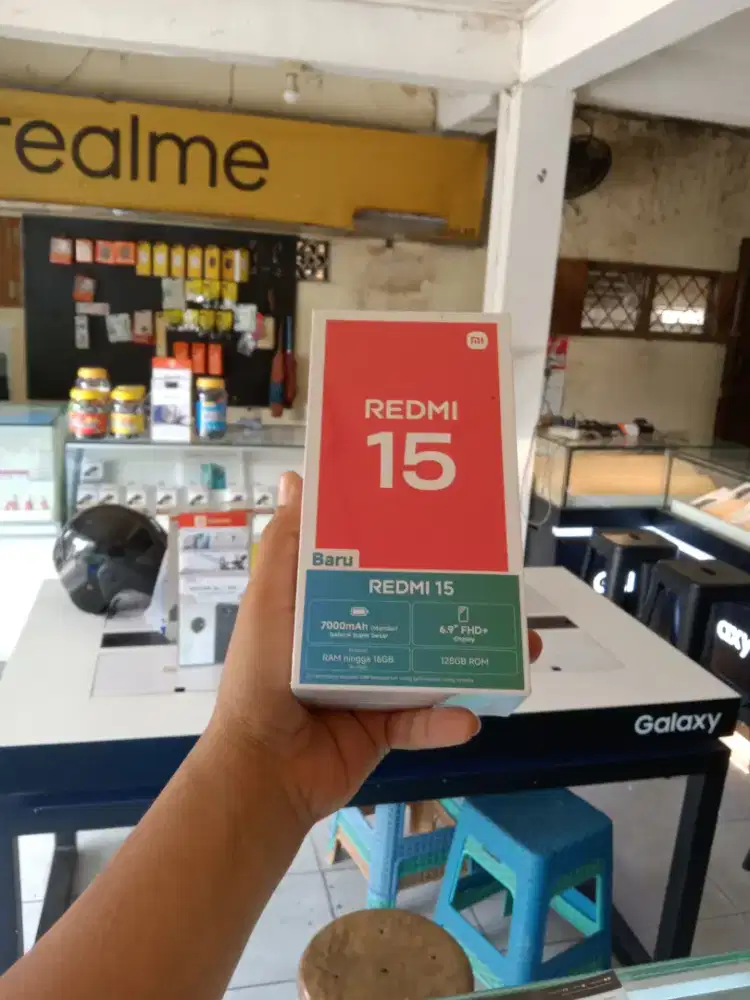 Berminat silahkan WA Xiaomi Redmi 15 NFC 8+8/128 Garansi resmi 15bln