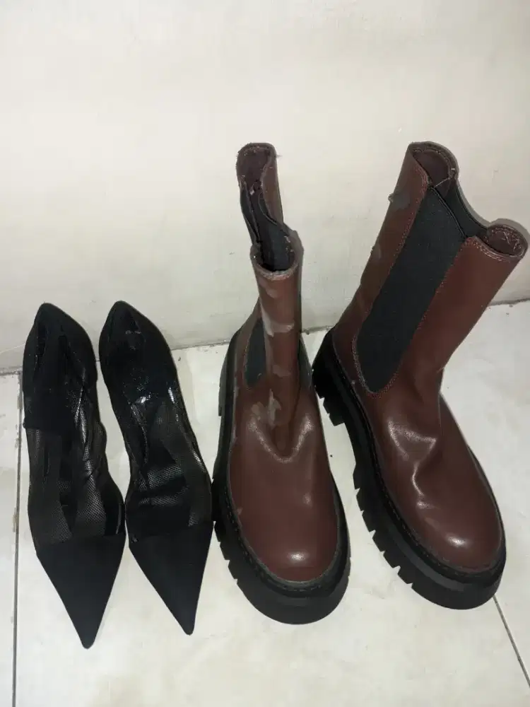 sepatu bekas pull bear&zara