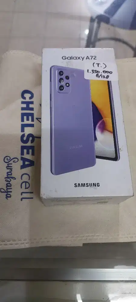 Murah hp samsung A72 8/128 lkp, bs TT