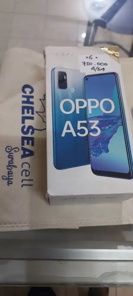 Murah hp oppo A53 4/64 lkp, bs TT