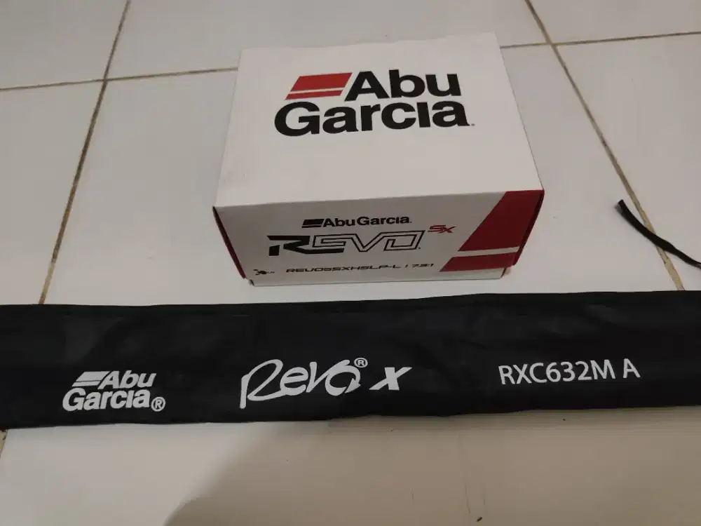 [Dijual] Set Reel Abu Garcia Revo 5 SX + Joran Abu Garcia Revo X 632M