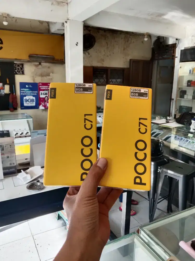 Berminat silahkan WA Poco C71 4+4/128 Garansi resmi 15bln