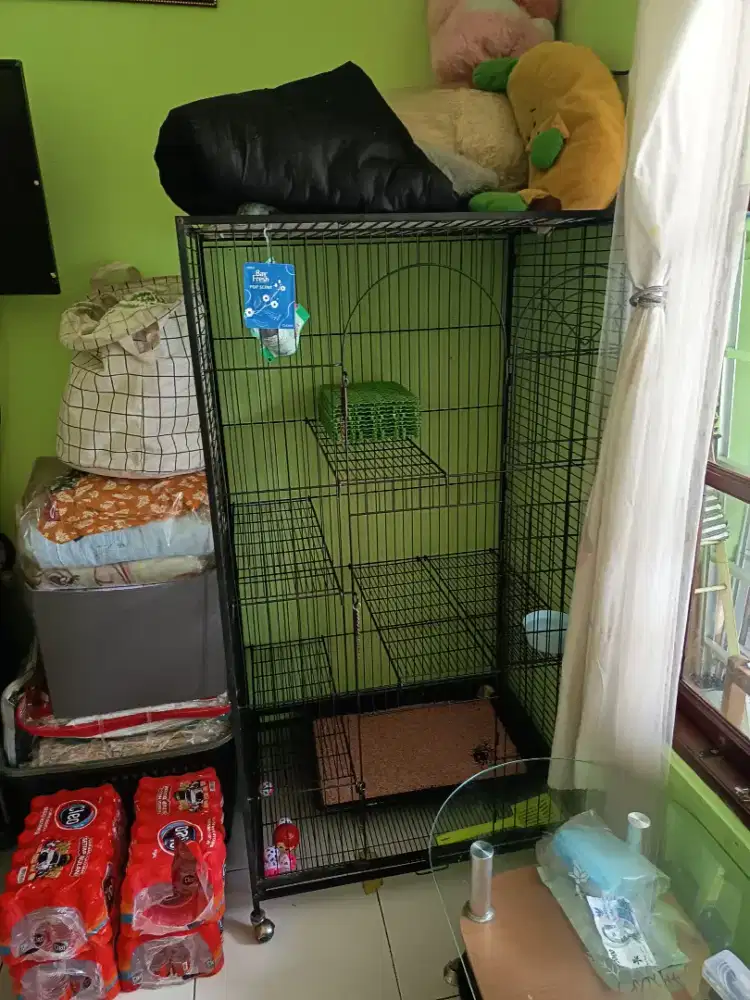 Kandang kucing tingkat