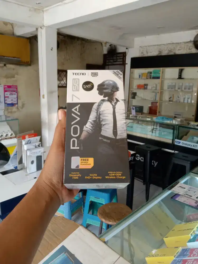 Berminat silahkan WA Tecno Spark Pova 7 5G 8+8/128 Garansi resmi 1thn