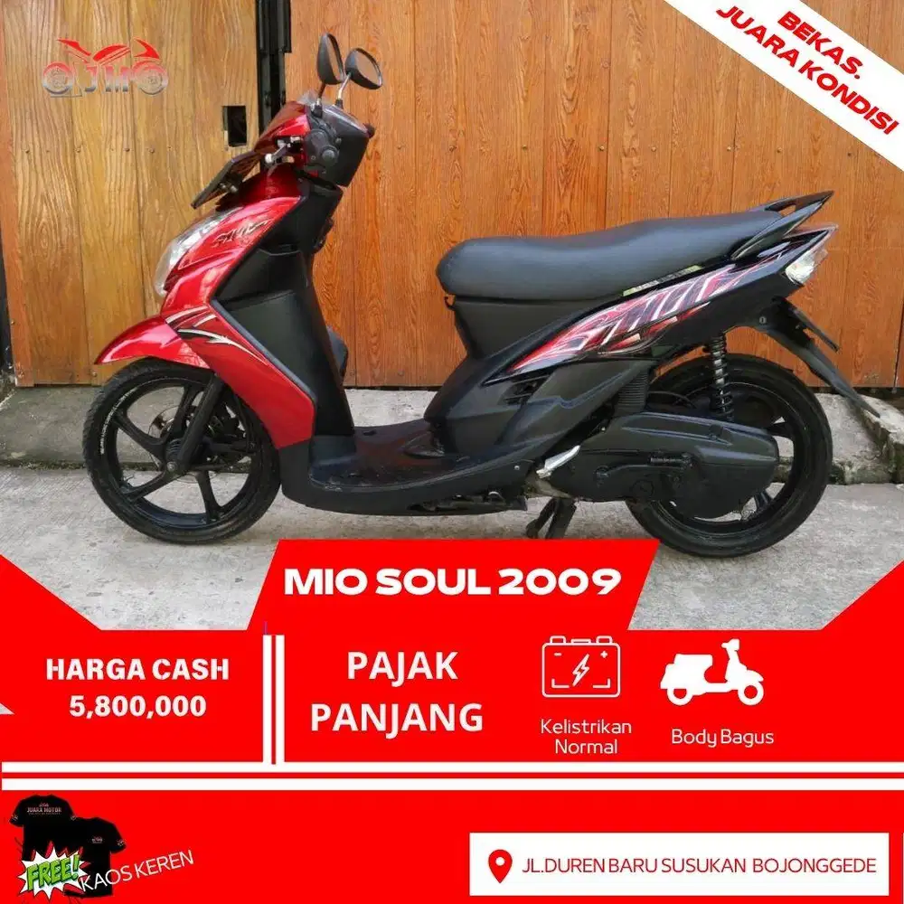 MIO SOUL 2009 SURAT LENGKAP PAJAK PANJANG