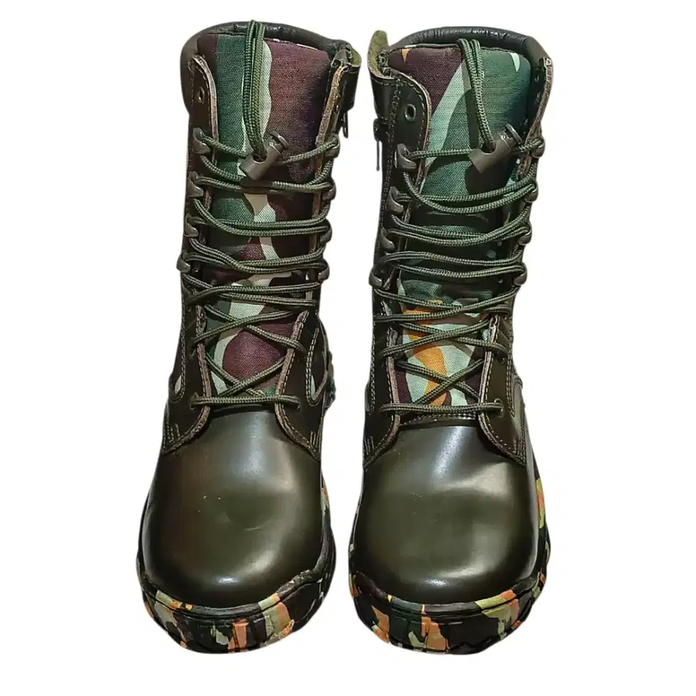 Sepatu PDL boots Tactical Loreng jatah Brimob Original size 40