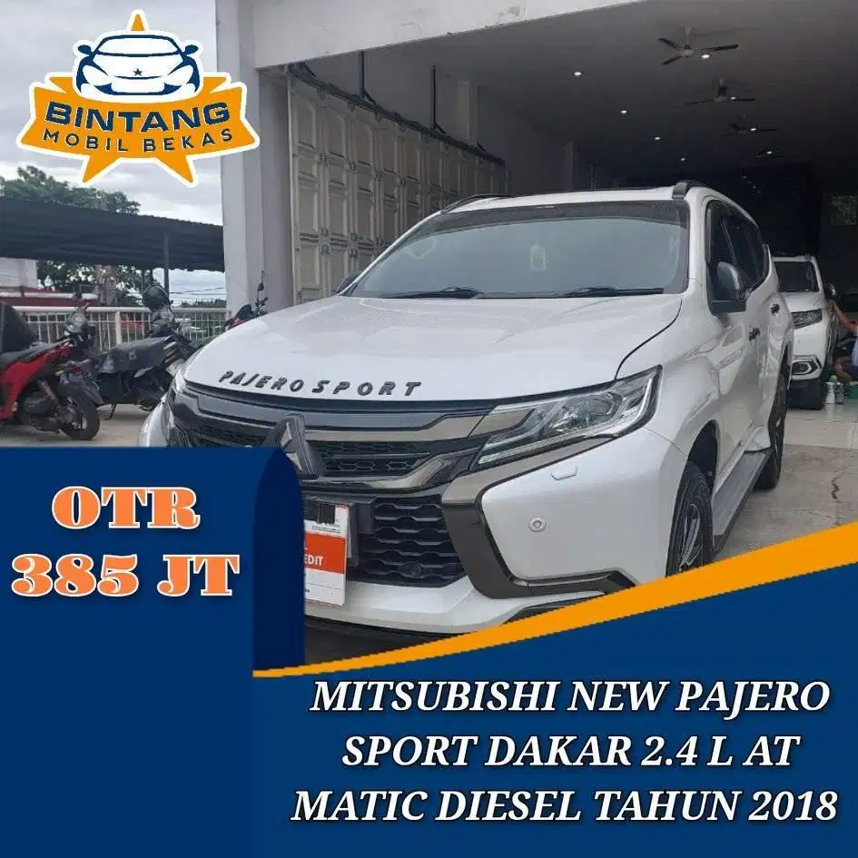 MITSUBISHI PAJERO SPORT DAKAR 2.4 L AT MATIC 2400 CC DIESEL TAHUN 2018