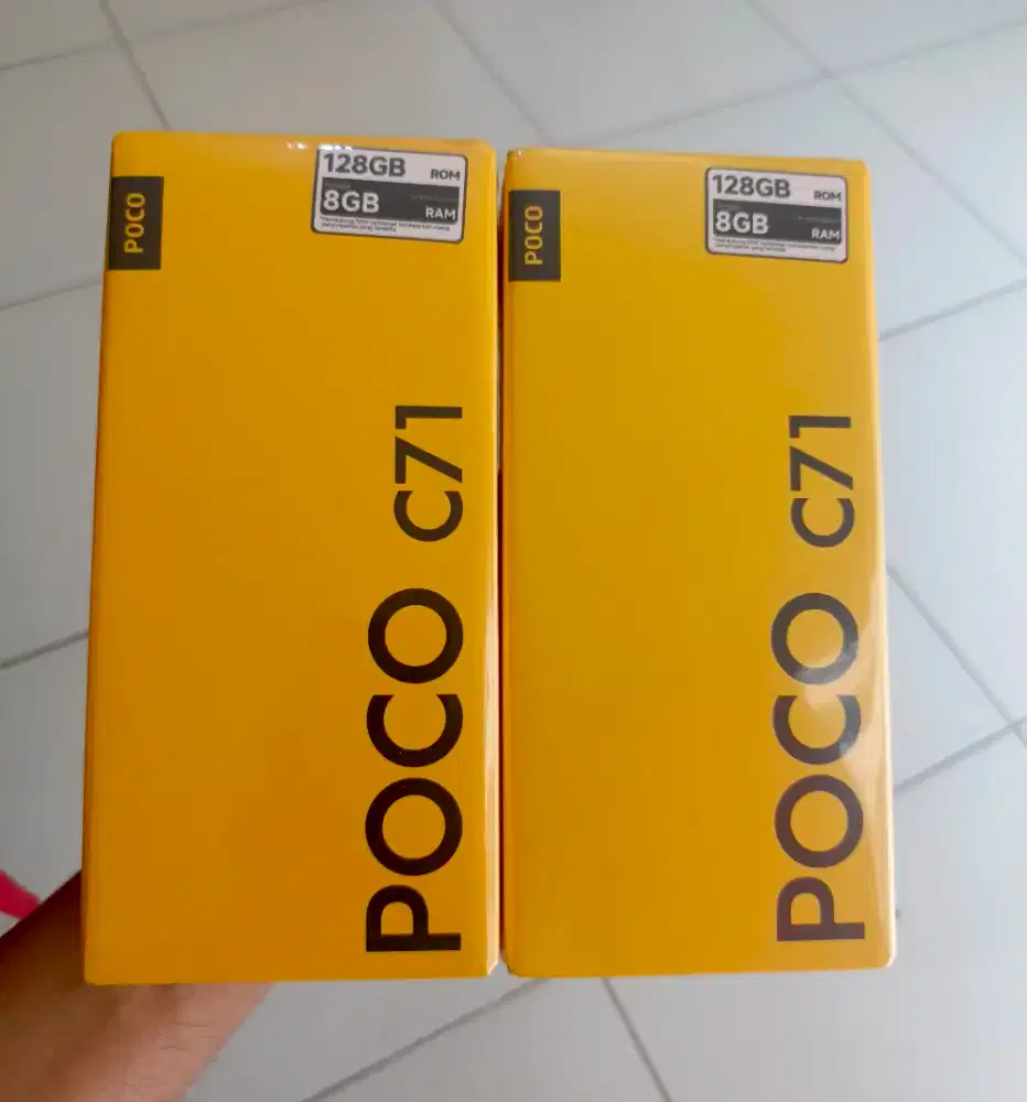 Poco c71 4+4/128 new garansi resmi