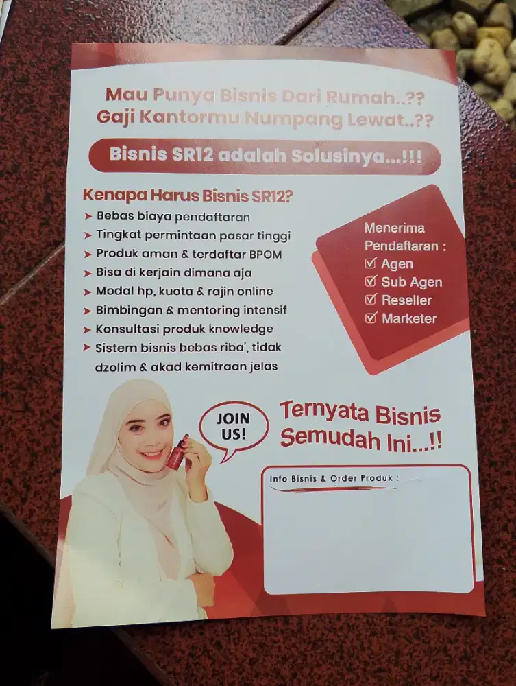 Menjual produk ke media sosial