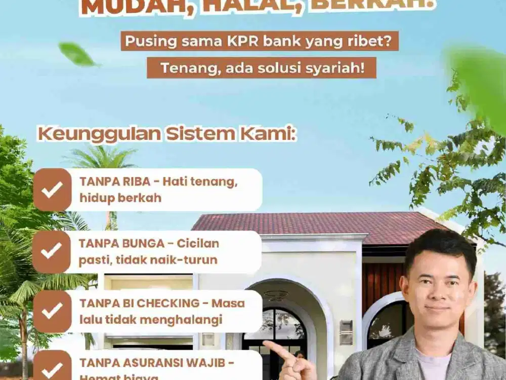 RUMAH SYARIAH PURWOKERTO, SOLUSI KREDIT MUDAH SYARAT HANYA KTP & KK
