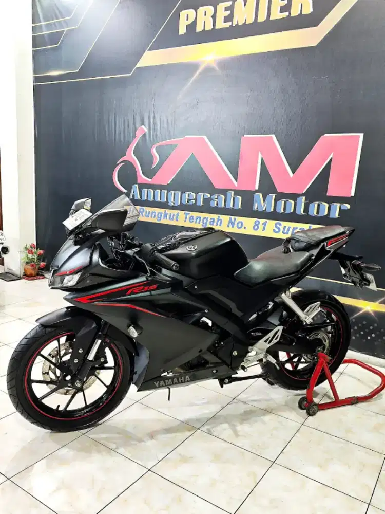 Yamaha All New R15 VVA V3 TH 2018 odo 8rb an hitam doff cakep