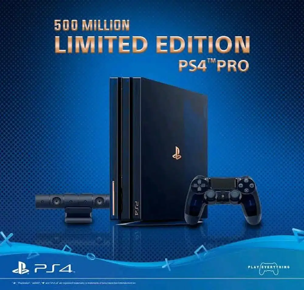 Playstation 4 Ps4 Pro 500 million Limited Edition