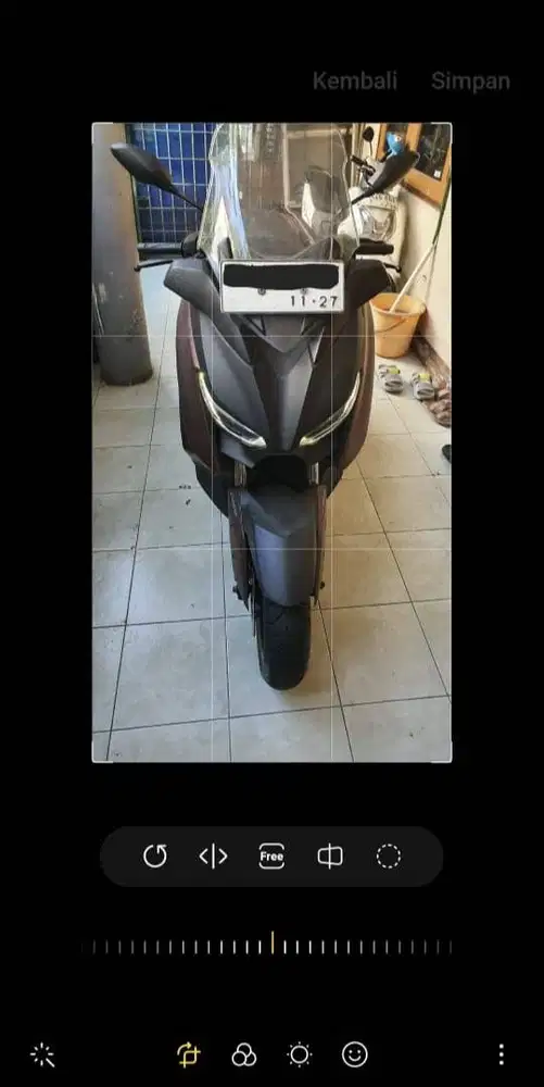 DI JUAL SANTAI XMAX BROWN MATTE COLOUR