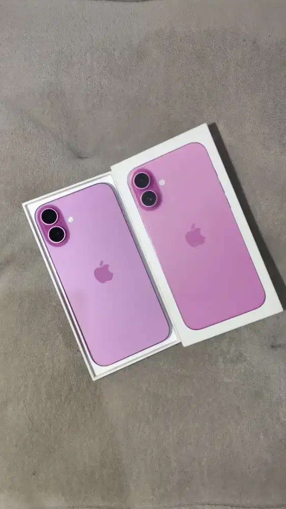 Jual Cepat Iphone 16 Plus 128 GB Pink ID/A Fullset Resmi
