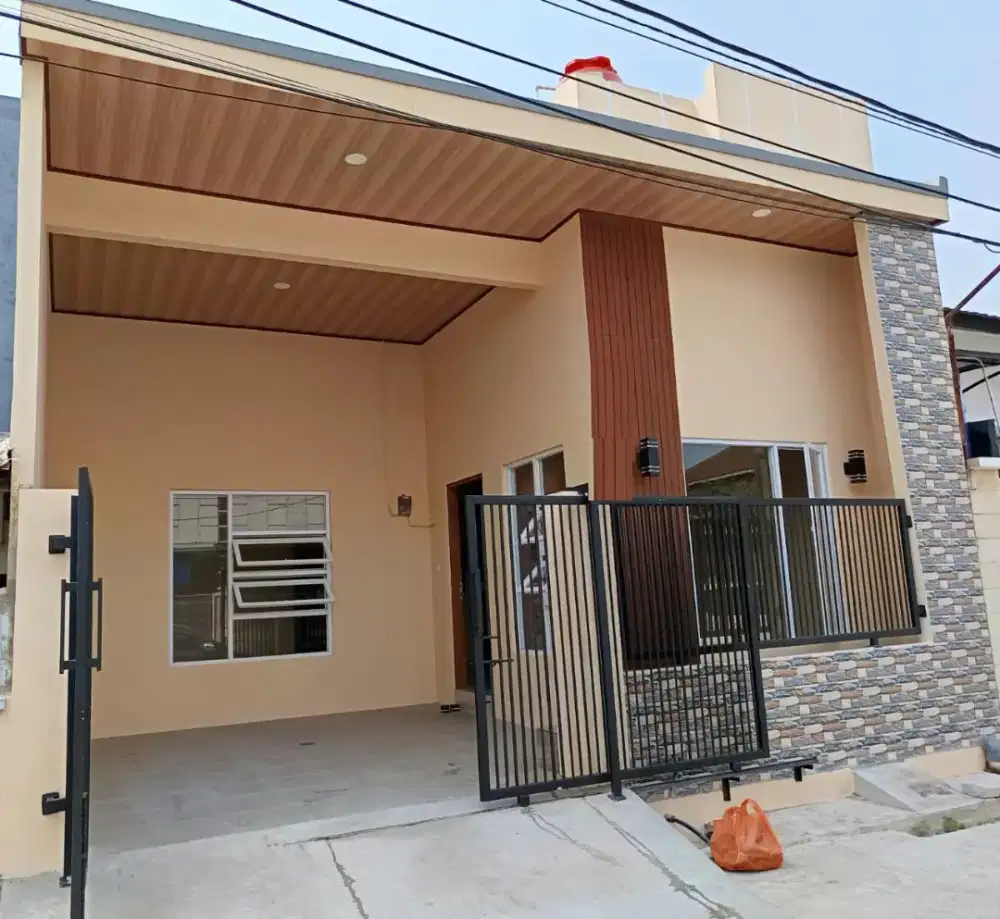 Rumah sewa harapan indah bangunan baru lokasi strategis