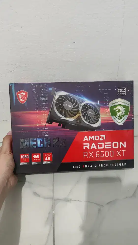 MSI AMD RADEON RX 6500 XT 4GB OC EDITION