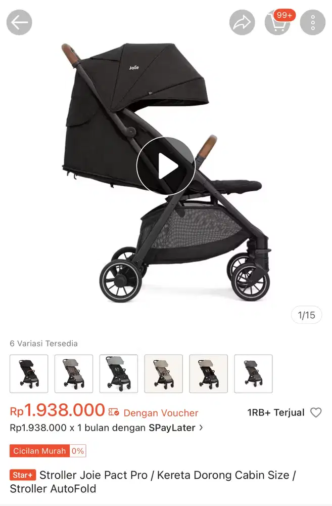 Stroller Joie Travel Pact