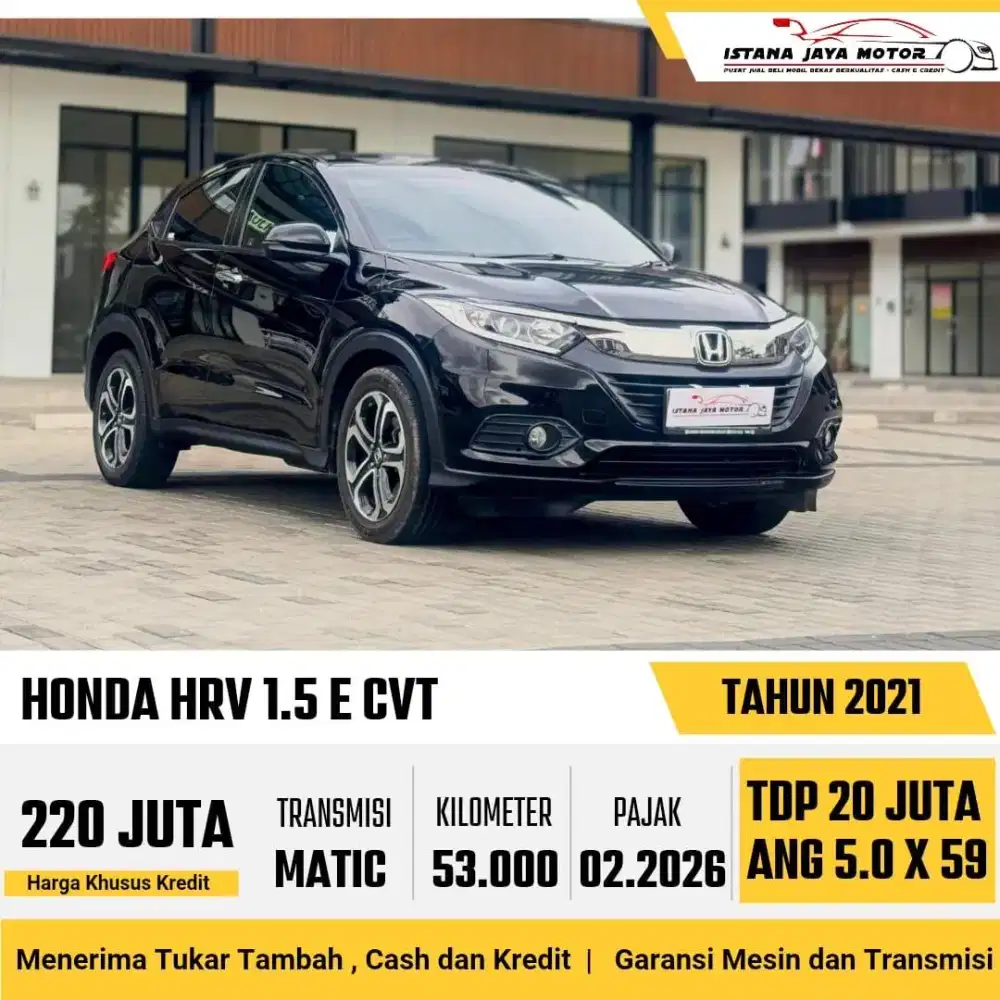 Honda HRV E AT th 2021 #istana jaya motor