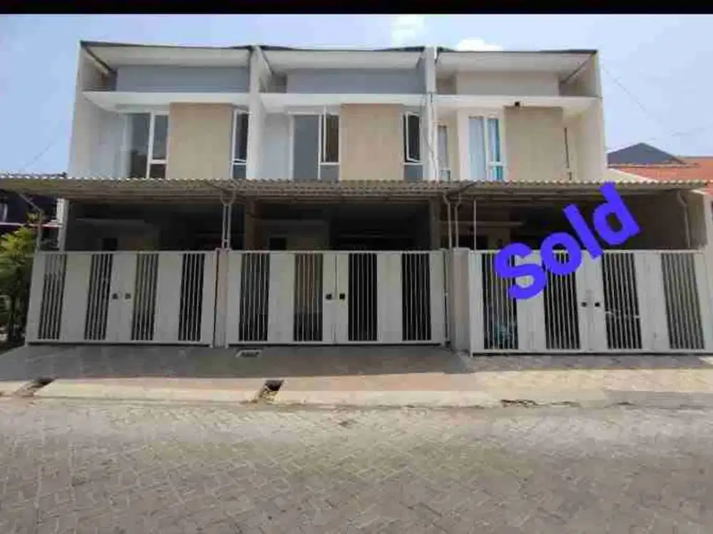 jual rumah 2 lantai d Rungkut menanggal mapan dkt purimas tenggilis nirwana nginden