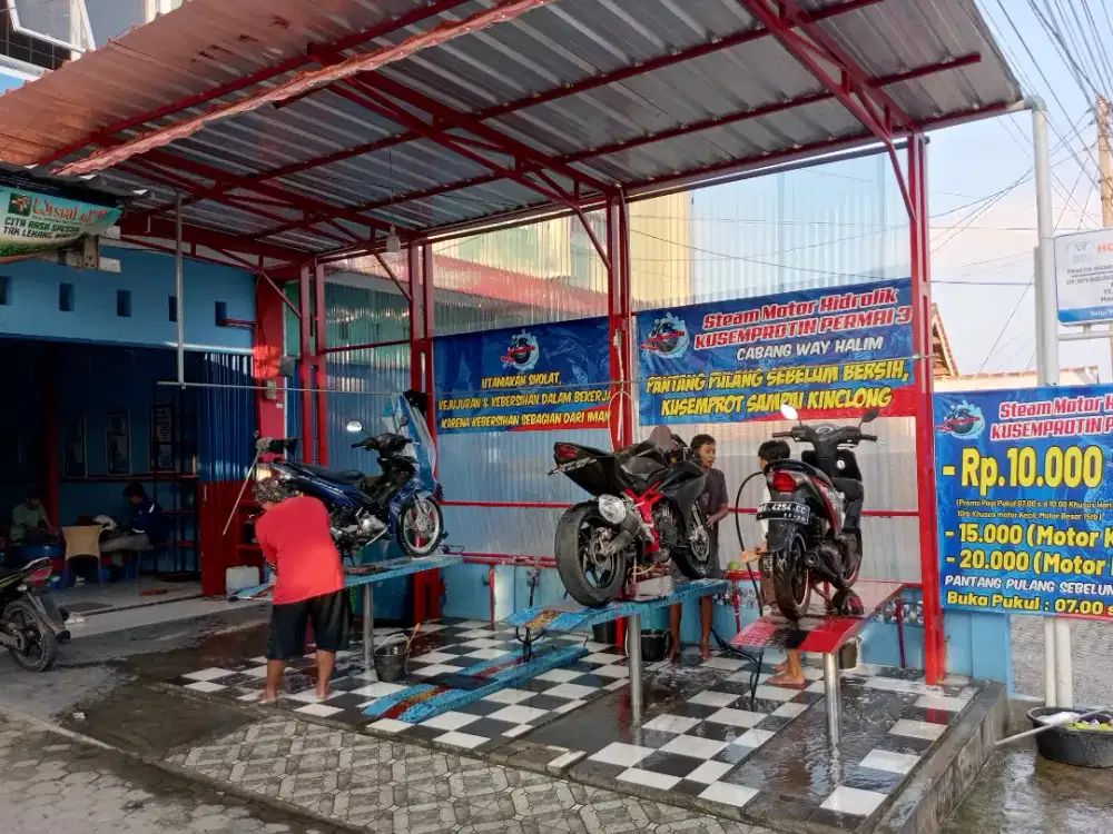 Disewakan atau Dijual Cepat Ruko beserta Alat Usaha Steam Motor