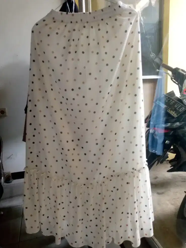 Rok wanita pulkadot limited edition