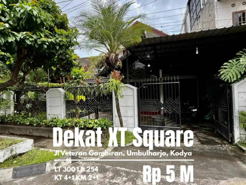 rumah Tepi jalan raya veteran Umbulharjo