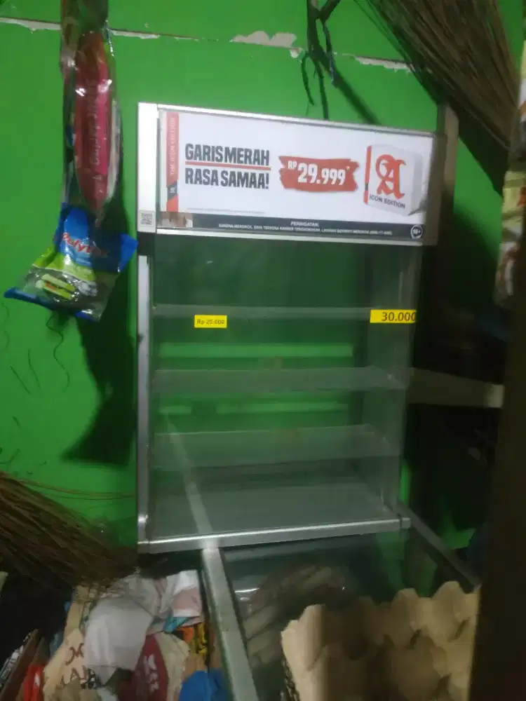 Stelling/etalase fiber