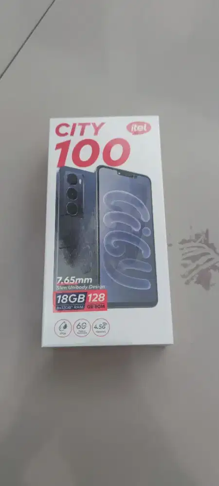 HP Handphone android Itel City 100 6+12/128