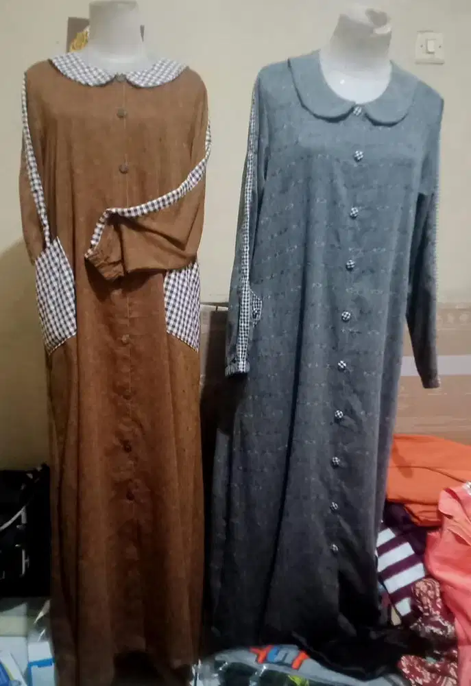 Dress wanita lengan panjang