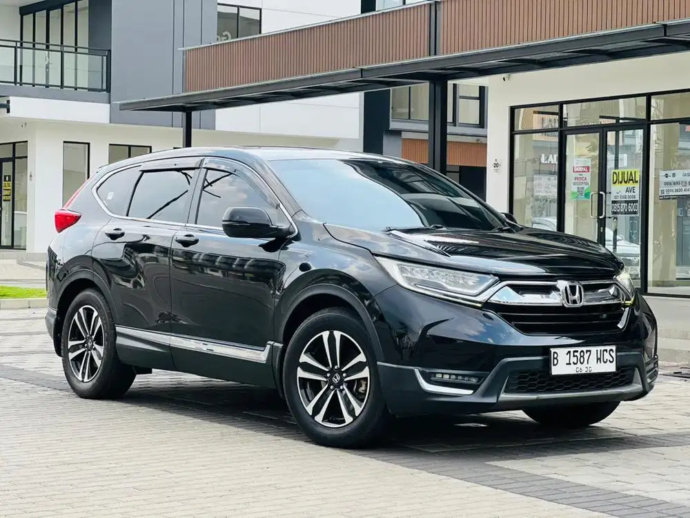 Honda CR-V 1.5 Turbo Prestige Sunroft Panoramic Bensin Hitam 2017