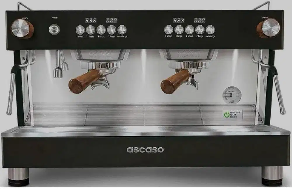 Paket Mesin Kopi Ascaso 2 Group Volumetric + Grinder