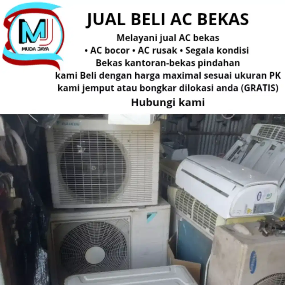 Menerima jual AC bekas dengan segala kondisi kerusakan