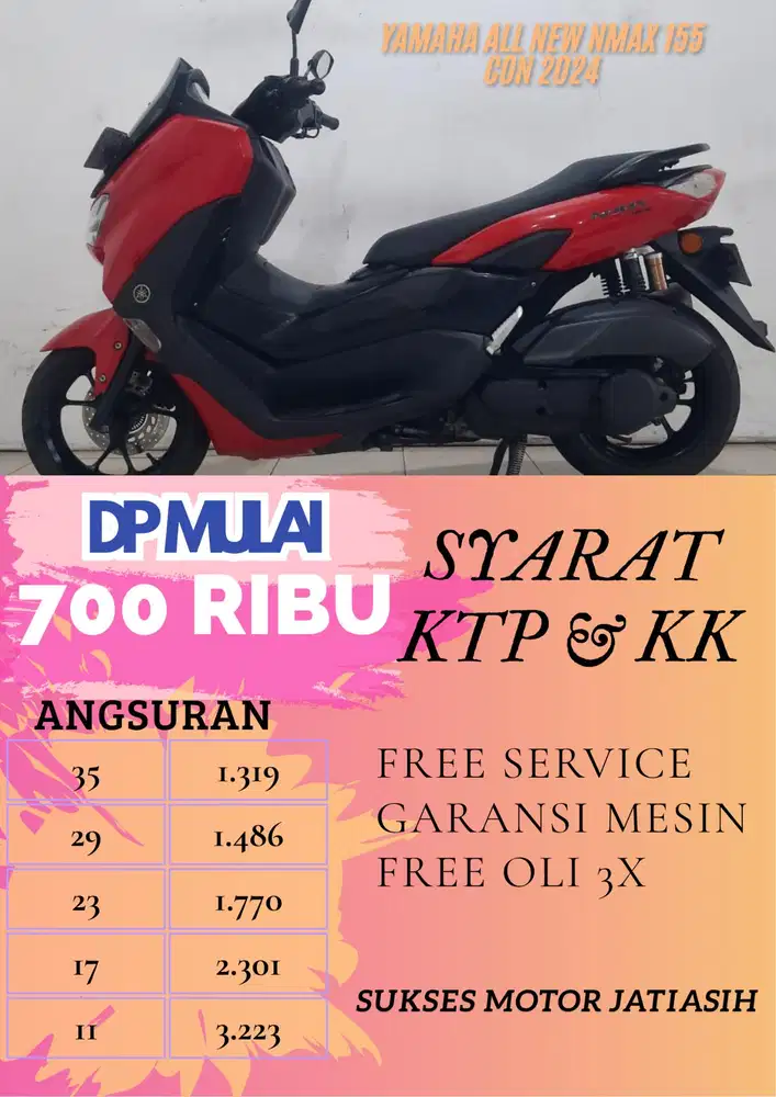 PROMO DP MURAH YAMAHA ALL NEW NMAX CON 2024 BISA CASH/KREDIT