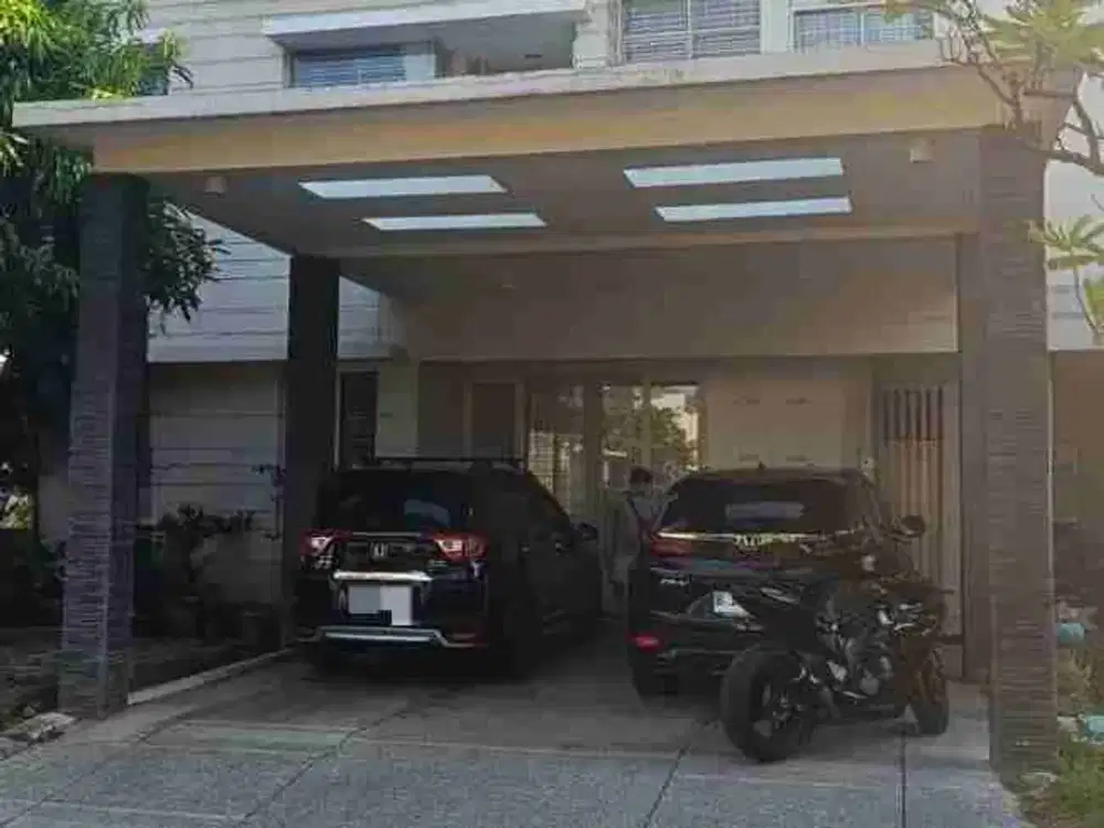 RUMAH MEWAH SEMI FURNISHED MALIBU PALM BEACH PAKUWON CITY DEKAT ITS SUTOREJO WISMA MUKTI GALAXI MALL SURABAYA