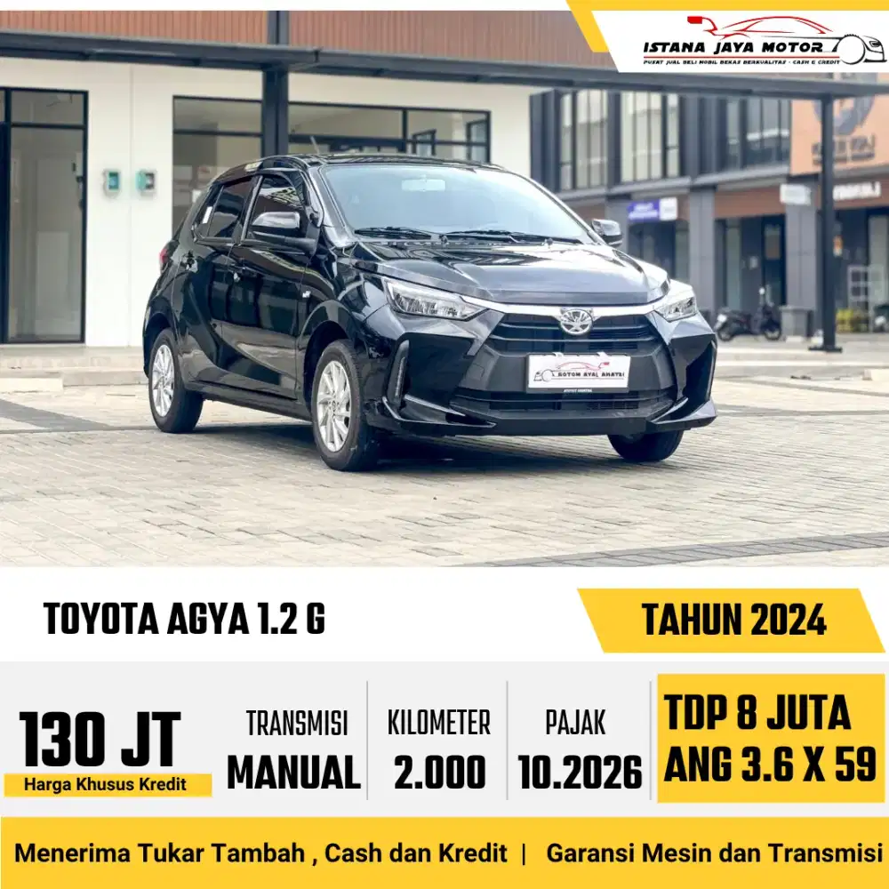 TOYOTA AGYA 1.2 G MT 2024