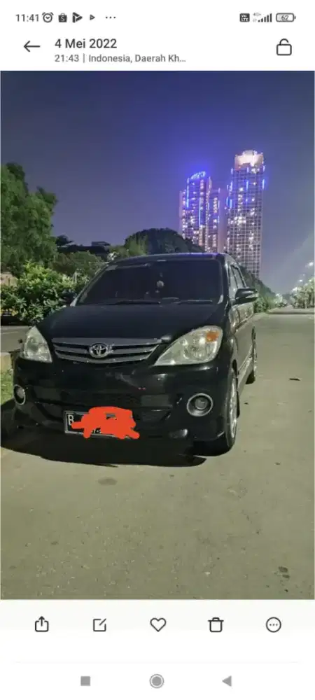 Avanza tipe s tahun 2011