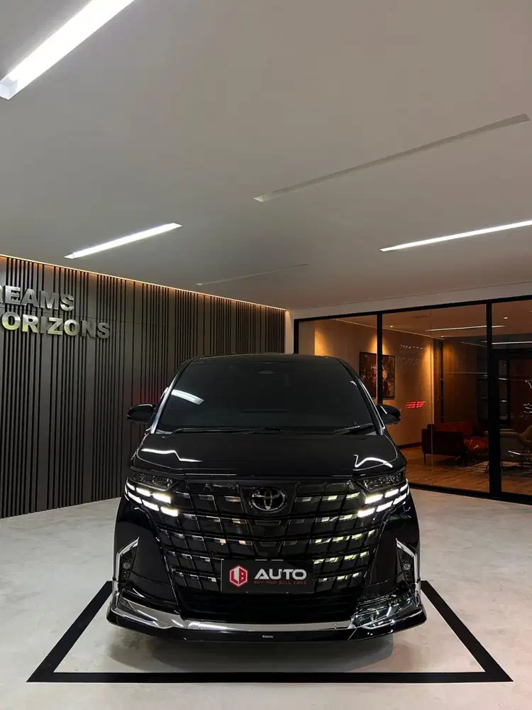 Alphard 2.5 HEV Hybrid Modelista 2025 Hitam Km12rb Nik 2024 B2104PIN