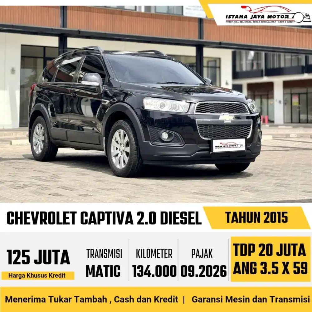 Chevrolet Captiva 2.0 Diesel AT th 2015 #istana jaya motor