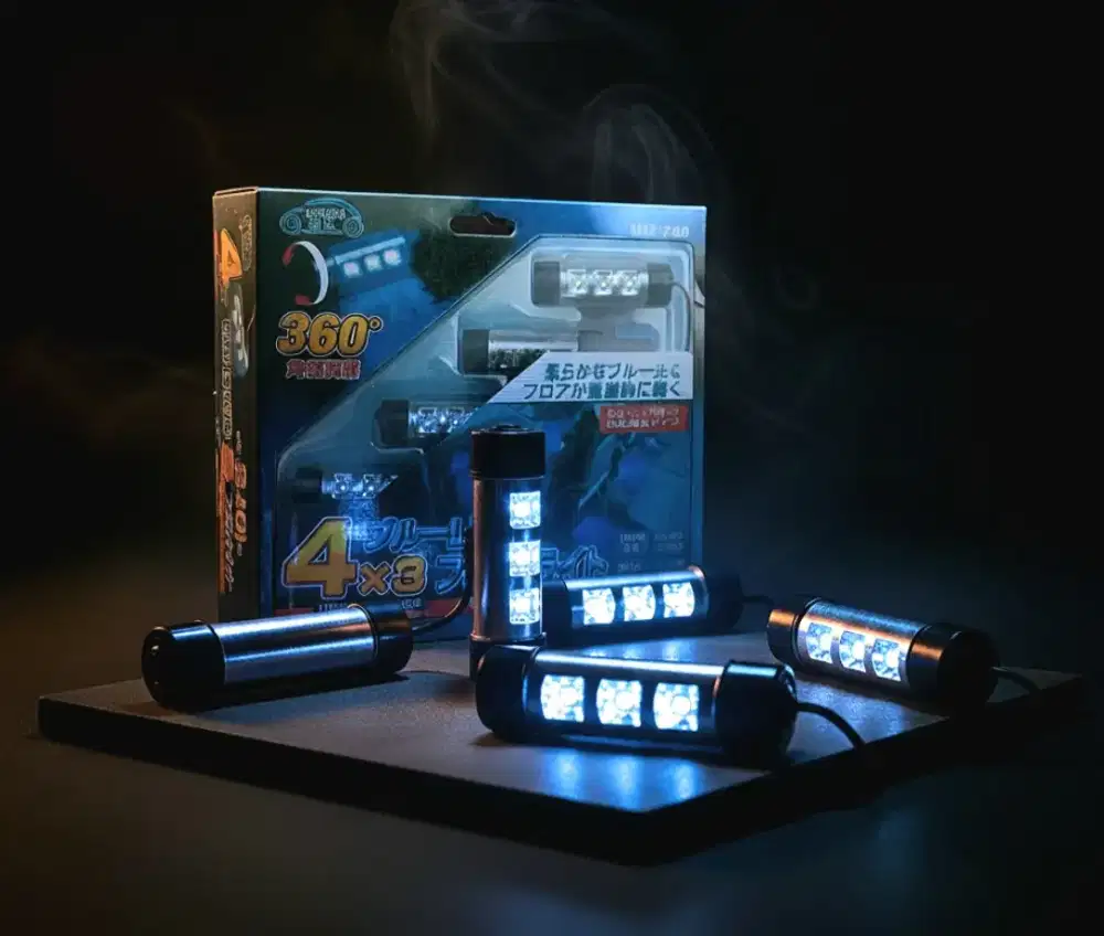 LAMPU LED KABIN MOBIL | COLOKAN ROKOK 12V