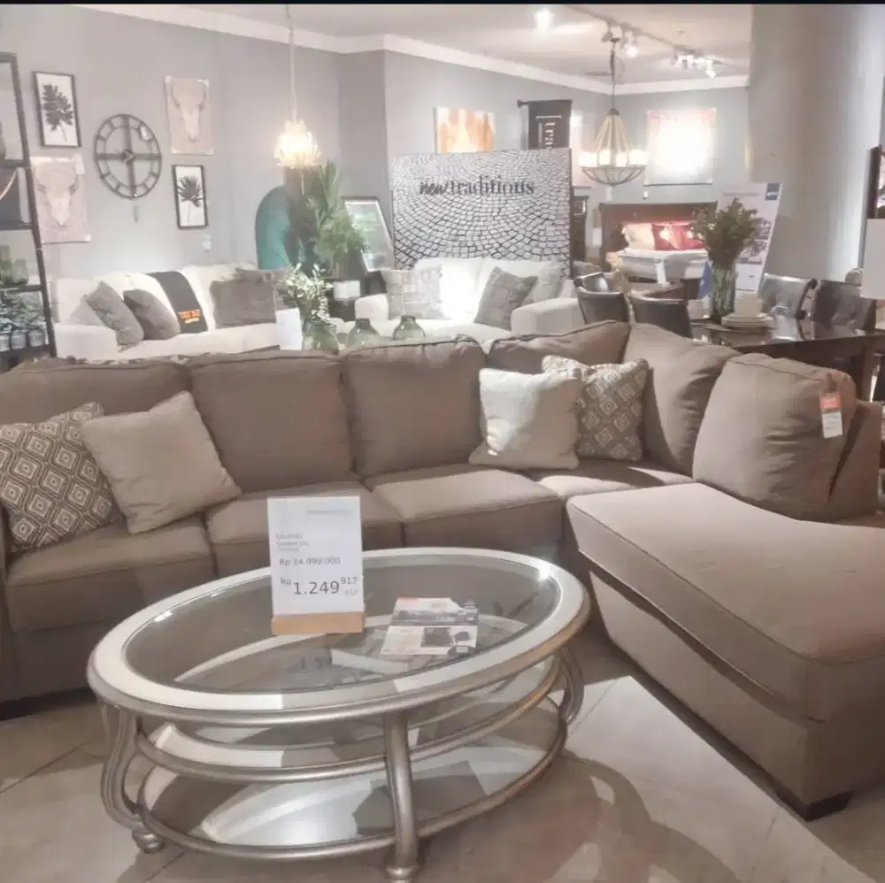 Brand New Sofa Ashley L-shape (4 - 5 seater)