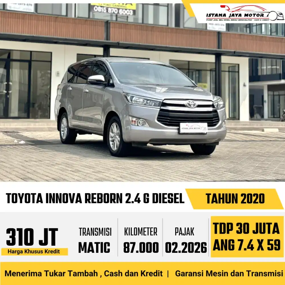 TOYOTA INNOVA 2.4 G DIESEL 2020