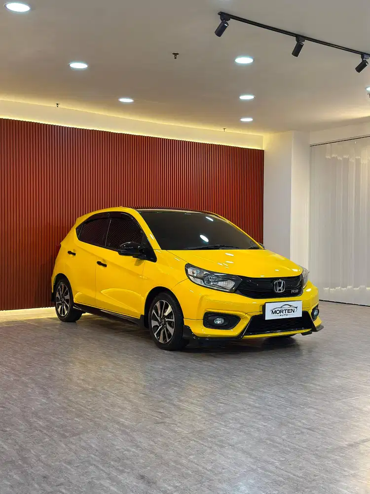 [ODO 30rb] Honda Brio RS 1.2 CVT 2022, kuning, AT