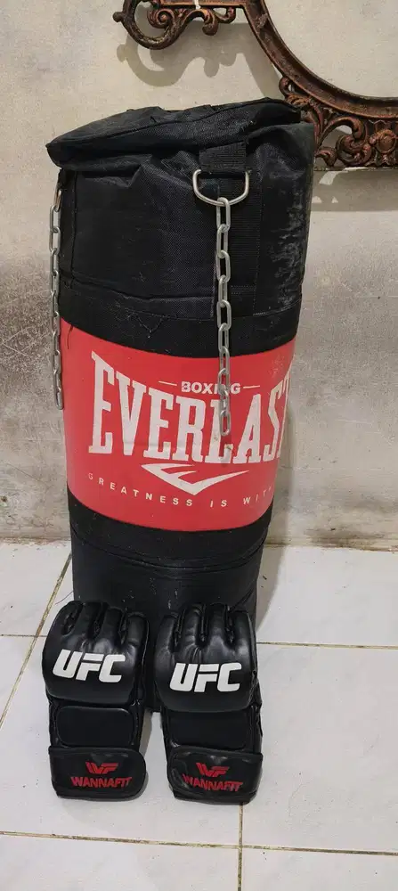 SAMSAK 60KG PLUS HANG ON UNTUK GANTUNG SAMSAK DAN BISA UNTUK PULL UP